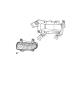 Image of BRACKET. Fog Lamp. Left. [Body Color Front. image for your 2008 Chrysler Pacifica   