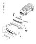 Diagram Fascia, Front. for your 2021 Jeep RENEGADE Limited 1.3L Turbo I4 AWD