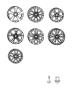 Image of WHEEL. Aluminum. Front or Rear. [Anti-Lock 4-Wheel Disc. image