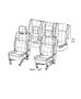 Image of MODULE. Heated Seat. Rear. [Seat Parts Module]. image for your 2000 Chrysler 300  M 