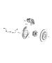 Diagram Brakes, Rear, Disc. for your 2003 Chrysler 300 M