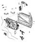 Front Door, Hardware Components. Diagram