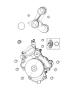 Diagram Water Pump and Related Parts. for your 2002 Chrysler 300 M