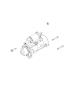 Image of STARTER. ENGINE. [Power Train Parts. image for your 2005 Dodge Grand Caravan   