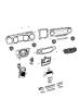 Image of MAT. INSTRUMENT PANEL. [Instrument Panel Parts. image for your 2023 Jeep Wrangler   