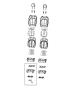 Image of FOAM. Seat Back. Front. Left, Right.  [SEAT PARTS MODULE]. image