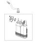 Vacuum Canister and Leak Detection Pump. Diagram