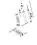 Diagram Shocks, Springs, Spring Links. for your 2003 Chrysler 300 M