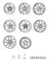 Image of WHEEL. Aluminum. Front or Rear. [No Description. image for your Dodge