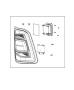 Image of LAMP. Tail. Left.  [LAY], [Chrome Headlamp. image for your Chrysler 300 M