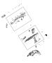 Diagram Front Fender. for your 2023 Jeep Wrangler Unlimited Rubicon 392