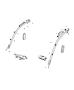 Image of AIR BAG. Side Curtain. Right. [SUPP SIDE CURTAIN FRONT. image for your 1997 Dodge Ram 3500   