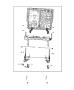 Image of FRAME. Seat cushion. [Seat Parts Module]. image for your 2007 Chrysler Pacifica   