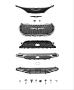 Image of APPLIQUE. GRILLE. [Front Fascias Parts. image for your Dodge