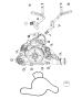 Diagram Water Pump and Related Parts. for your Dodge Charger