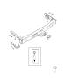 Diagram Tow Hooks and Hitches, Rear. for your 2023 Jeep Cherokee TRAILHAWK