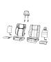 Image of HEADREST. FRONT. [Black], [Power 6-Way. image for your 2014 Dodge Charger SXT  