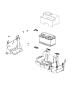 Diagram Tray and Support, Battery. for your 2023 Jeep Wagoneer L