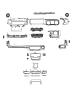 Image of COVER. GRAB HANDLE. [No Description. image for your 2007 Chrysler Town & Country   
