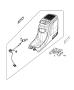 Diagram Floor Console, Front. for your 2016 Dodge Challenger SXT 3.6L V6 A/T