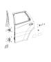 Diagram Rear Door, Shell and Hinges. for your 2015 Jeep Grand Cherokee
