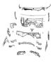 Diagram Cowl, Dash Panel and Related Parts. for your 2025 Jeep Gladiator