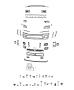 Diagram Bumper, Front. for your 2019 RAM 1500 Classic Tradesman Extended Cab