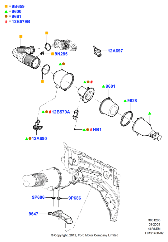 Full size assembly image of Air Cleaner. (1/1)