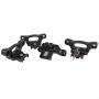 View Bed Cleats - Premium Locking, Carbon Black, 4-Piece Kit Full-Sized Product Image