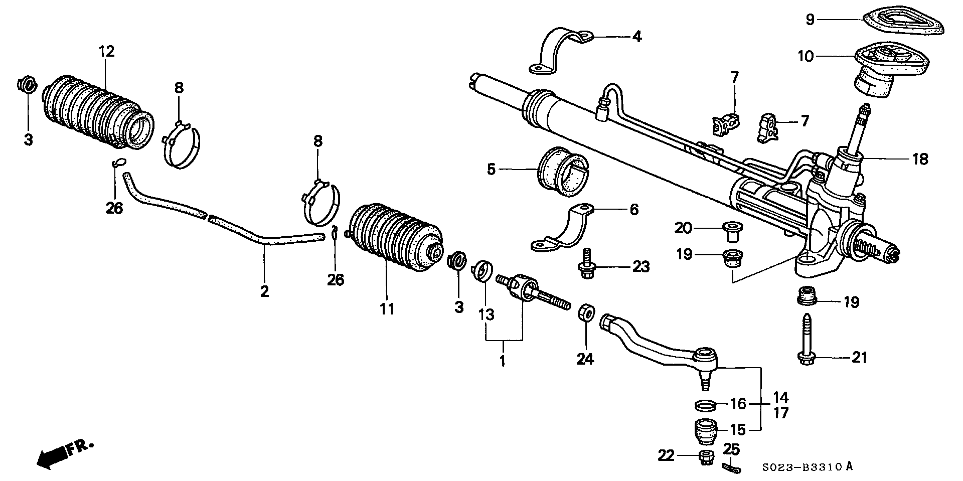 Full size assembly image of P.S. GEAR BOX (1/1)