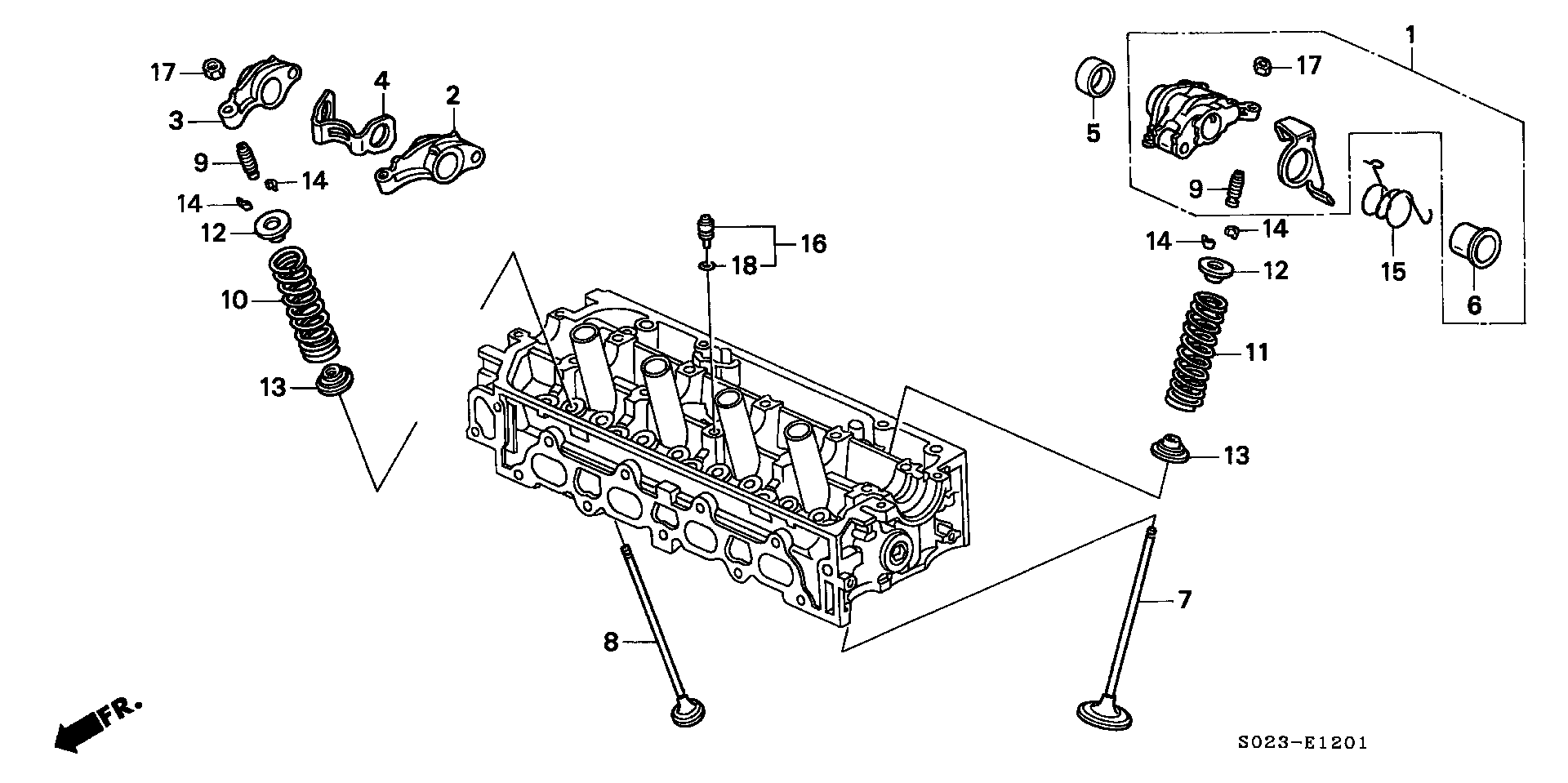 Full size assembly image of VALVE@ROCKER ARM (VTEC-2) (1/1)