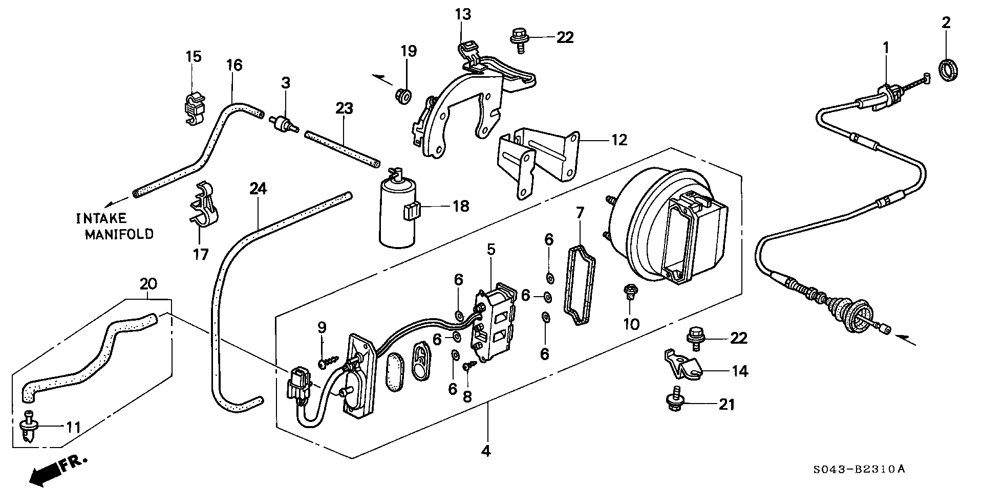 Diagram AUTO CRUISE for your 1996 Honda Civic   