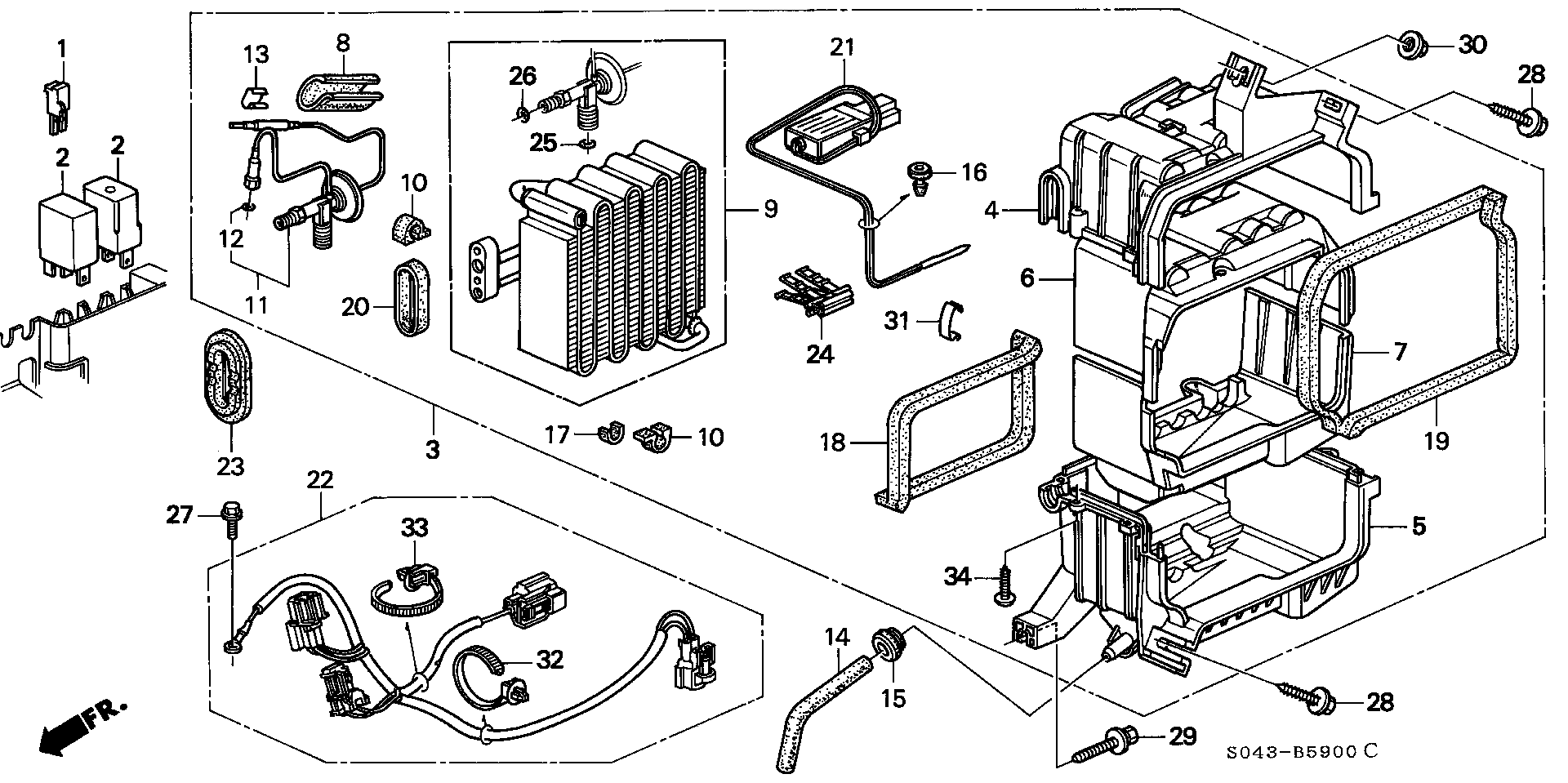 Full size assembly image of UNIT (1) (1/1)