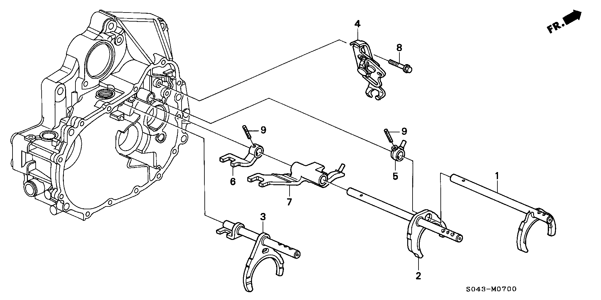 Full size assembly image of SHIFT FORK@FORK SHAFT (1/1)
