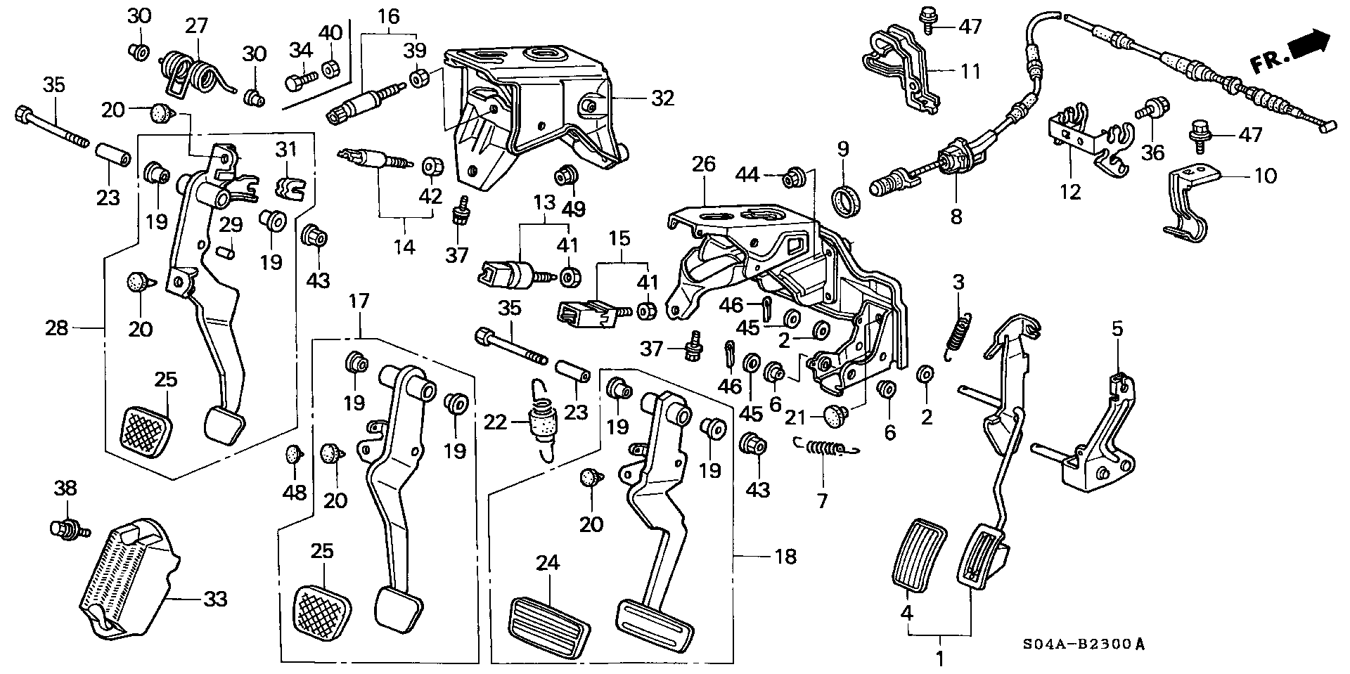 Full size assembly image of PEDAL (1/1)