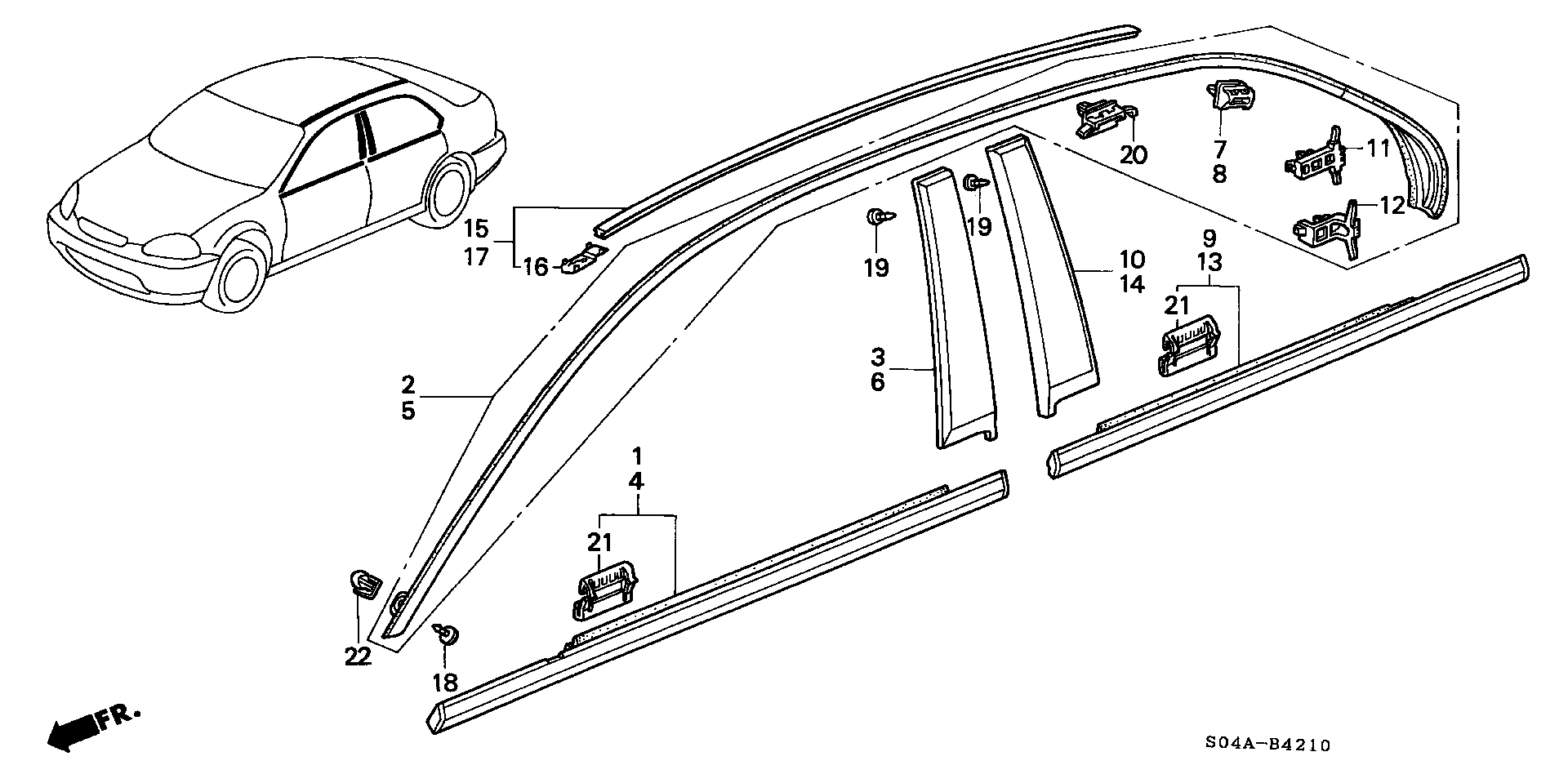 Full size assembly image of MOLDING (1/1)