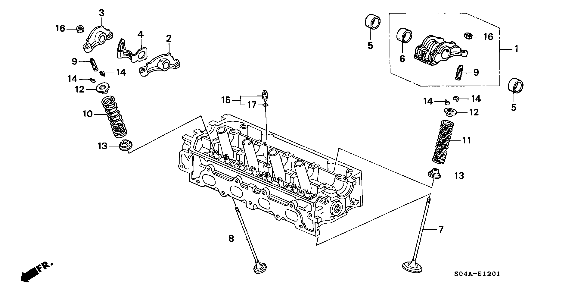 Full size assembly image of VALVE@ROCKER ARM (VTEC) (1/1)