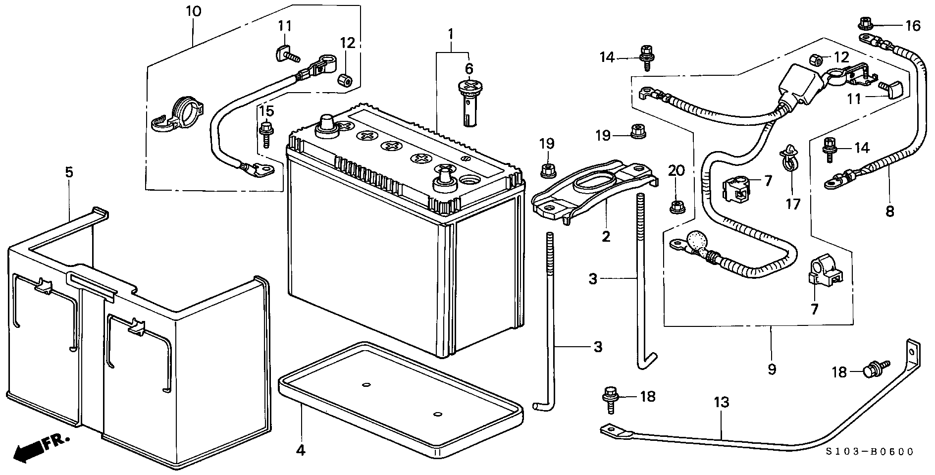Full size assembly image of BATTERY (1/1)