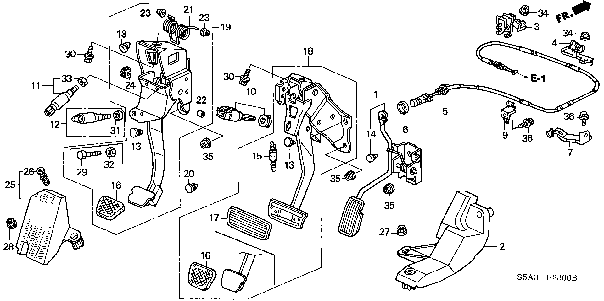Full size assembly image of PEDAL (1/1)