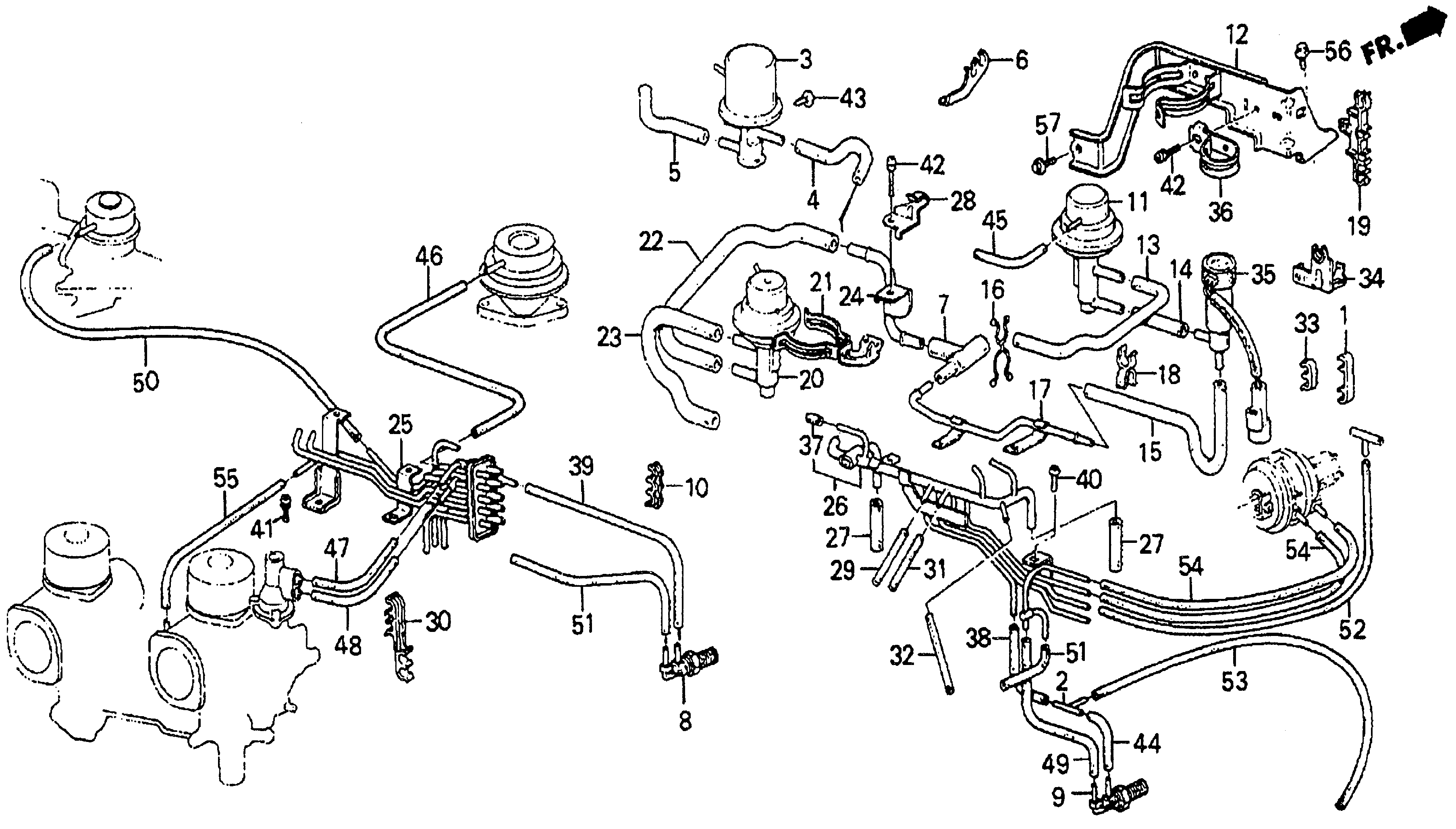 Diagram INSTALL PIPE (1) for your 1997 Honda Civic   