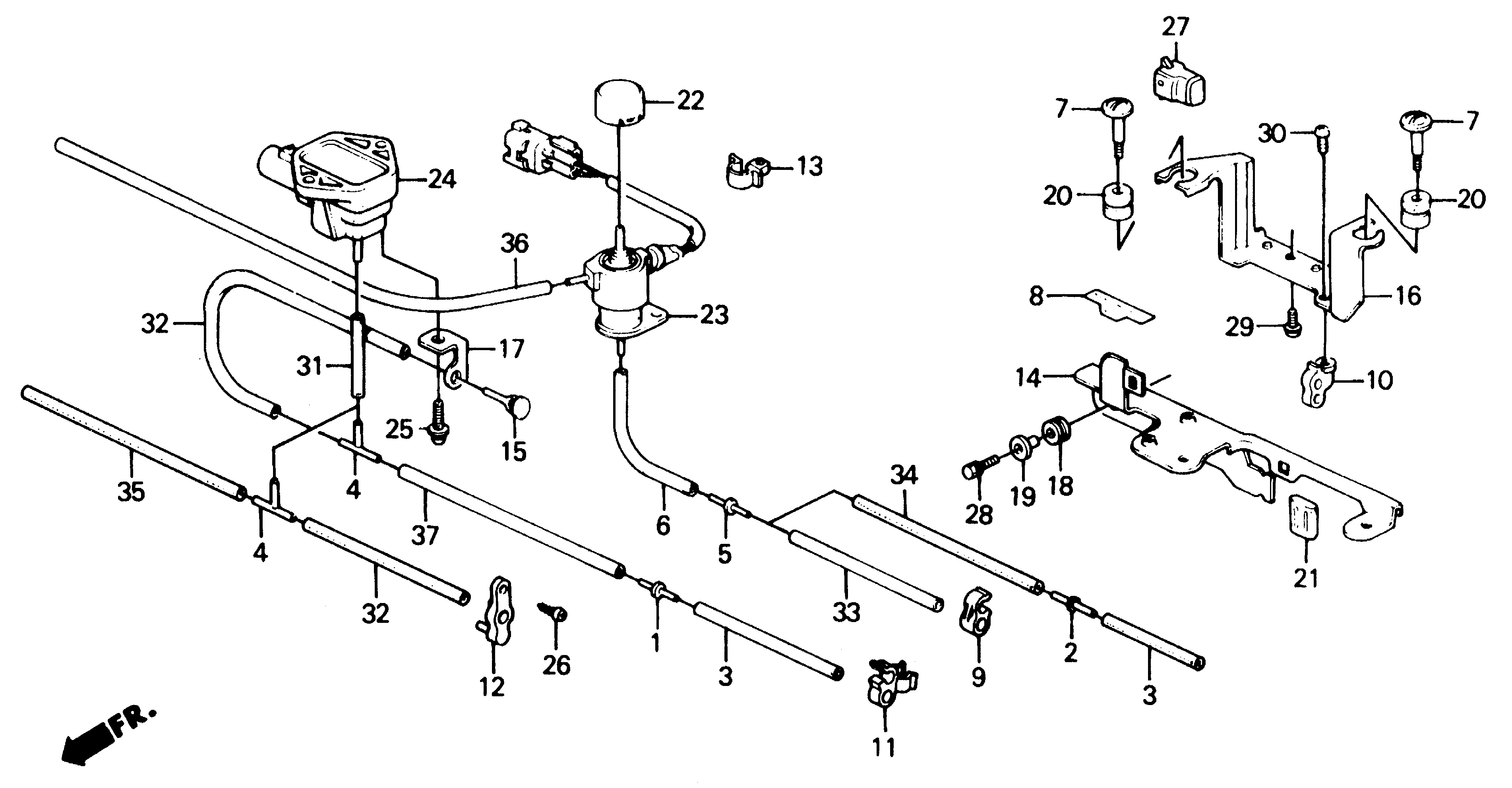 Full size assembly image of CONTROL DEVICE (1) (1/1)
