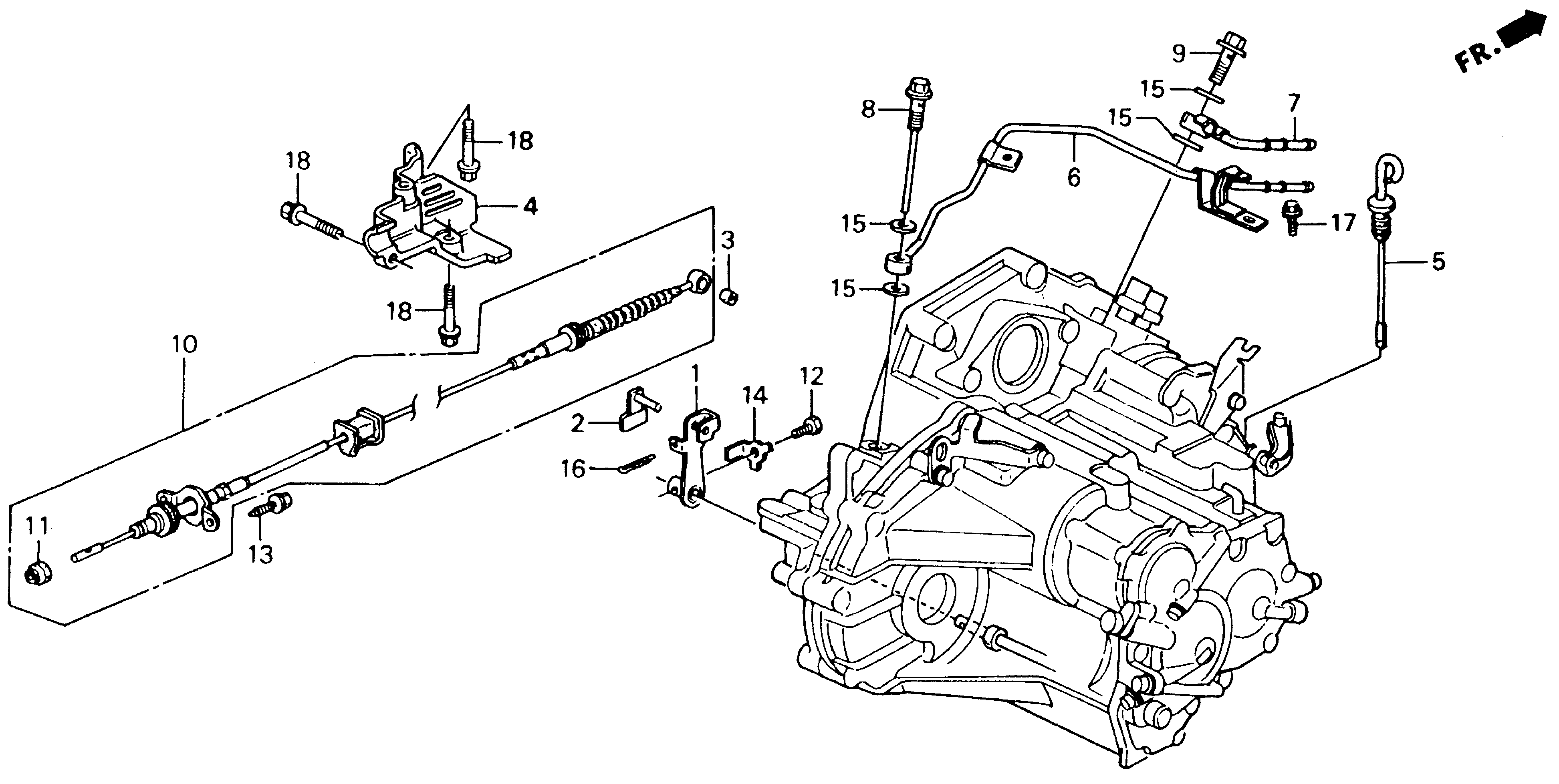 Diagram CONTROL WIRE for your 1990 Honda Accord Coupe 2.2L AT LX 