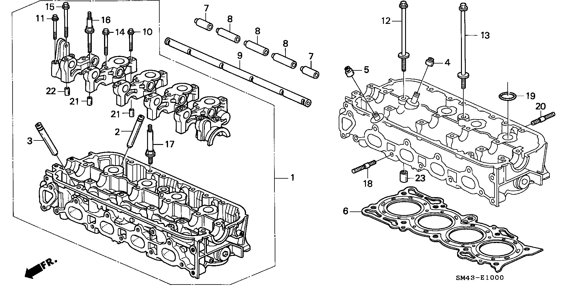 Honda Accord Bolt, flange (6x50). Cylinder, head, engine 90003PT0