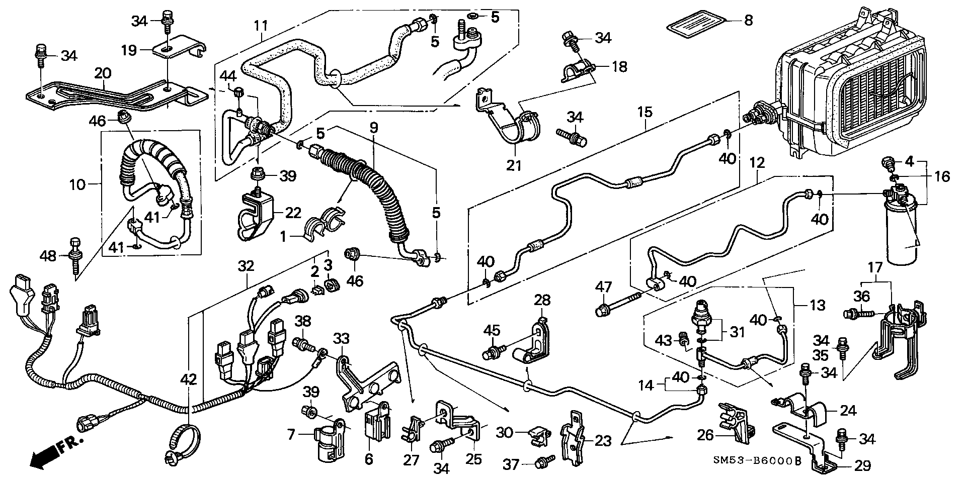 Diagram HOSES@PIPES for your 2006 Honda Accord Coupe   