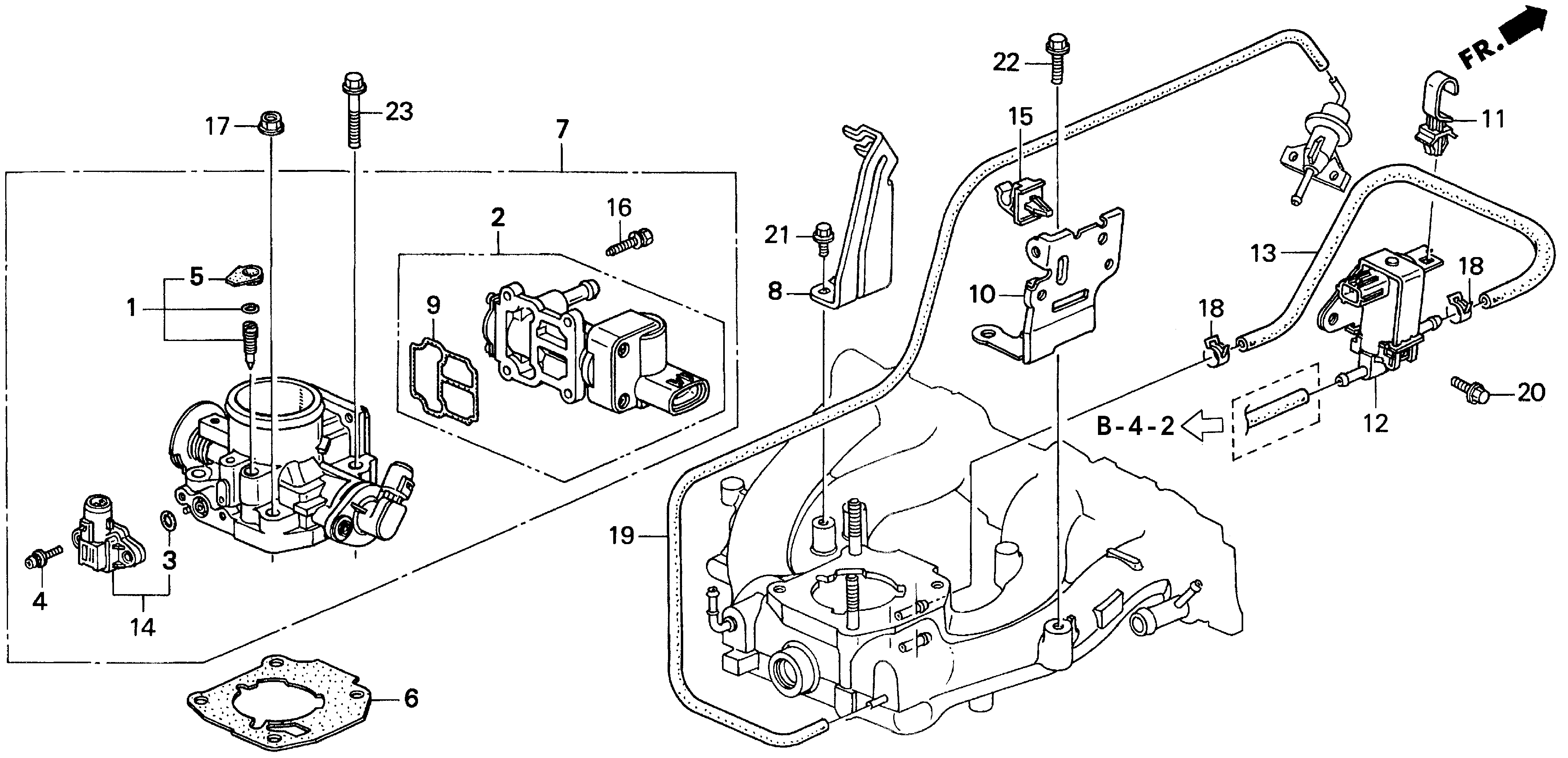 Diagram THROTTLE BODY (2) for your 2016 Honda Accord Coupe   