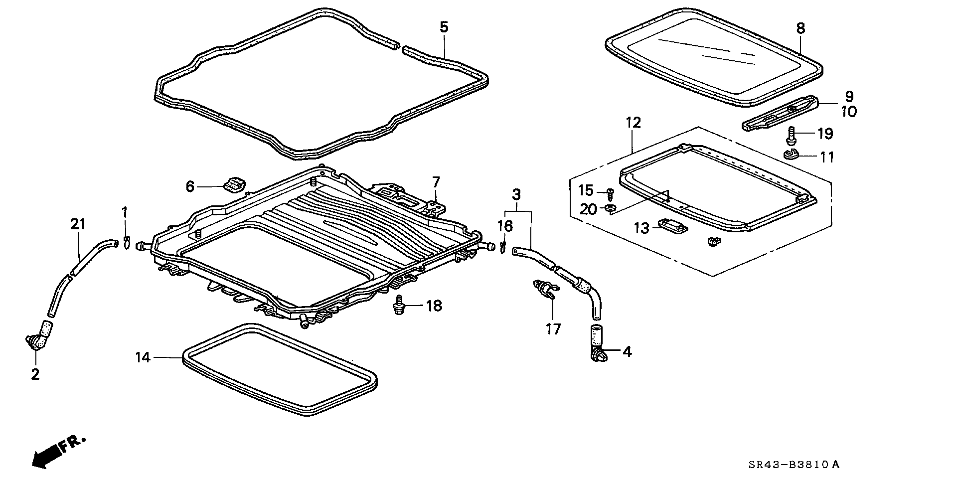 Full size assembly image of SUNROOF (1/1)