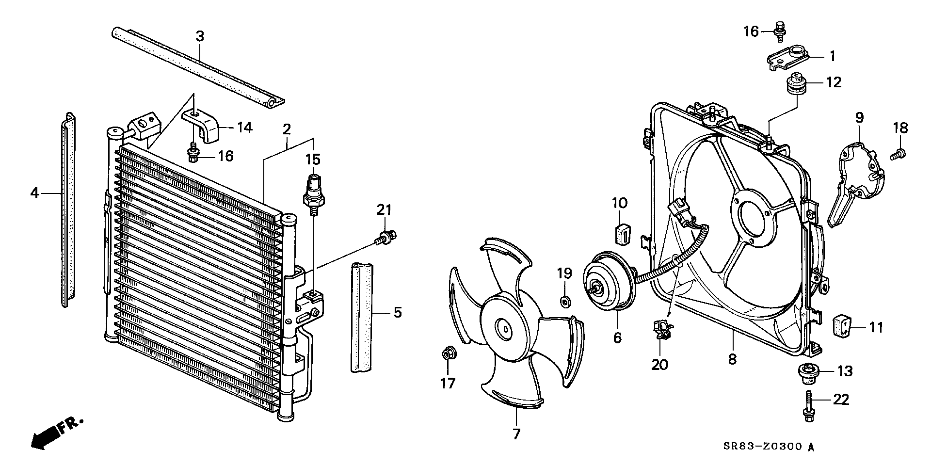 Full size assembly image of CONDENSER (2) (1/1)