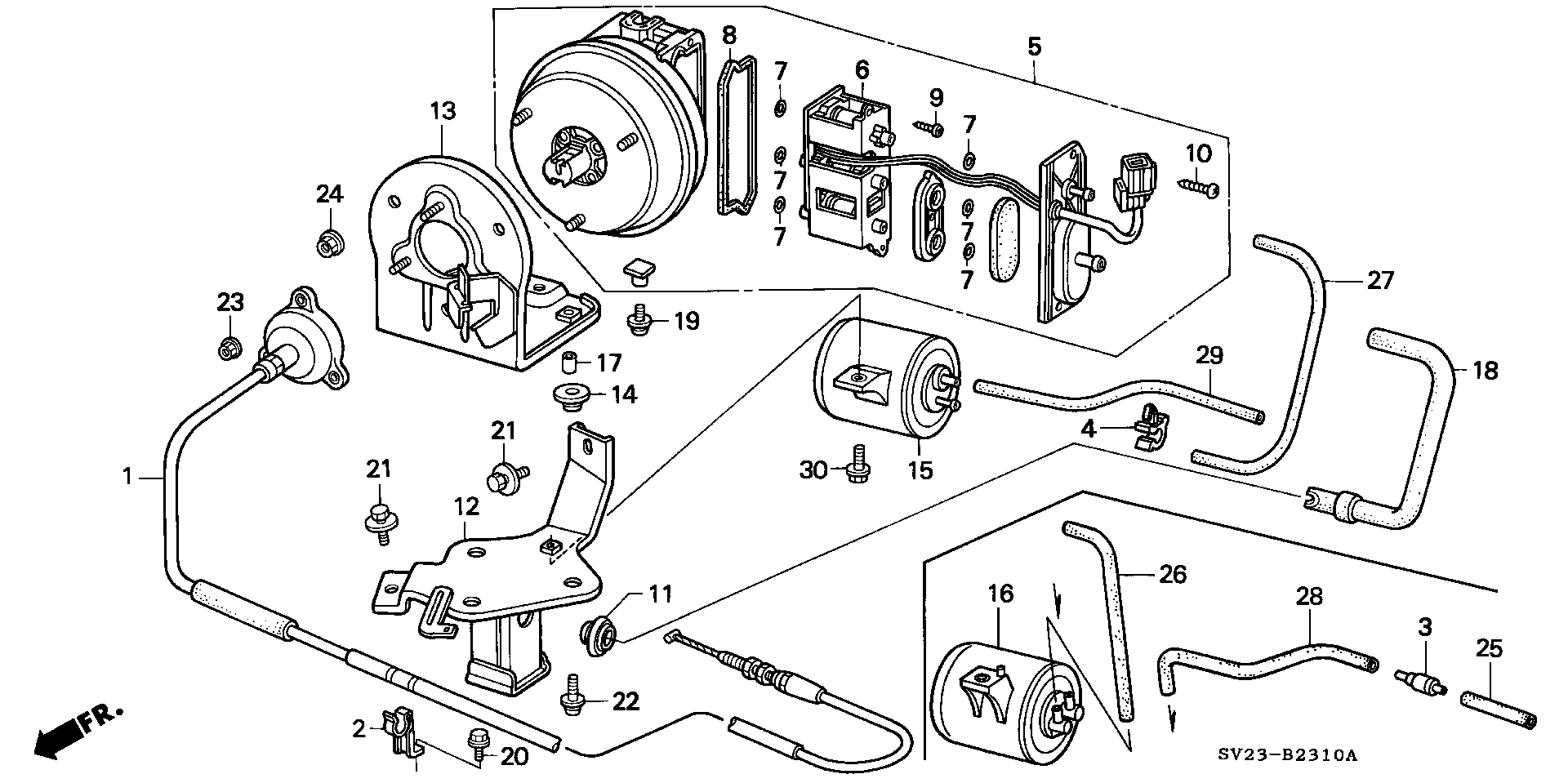 Diagram AUTO CRUISE for your 1997 Honda Accord Coupe 2.2L MT LX 