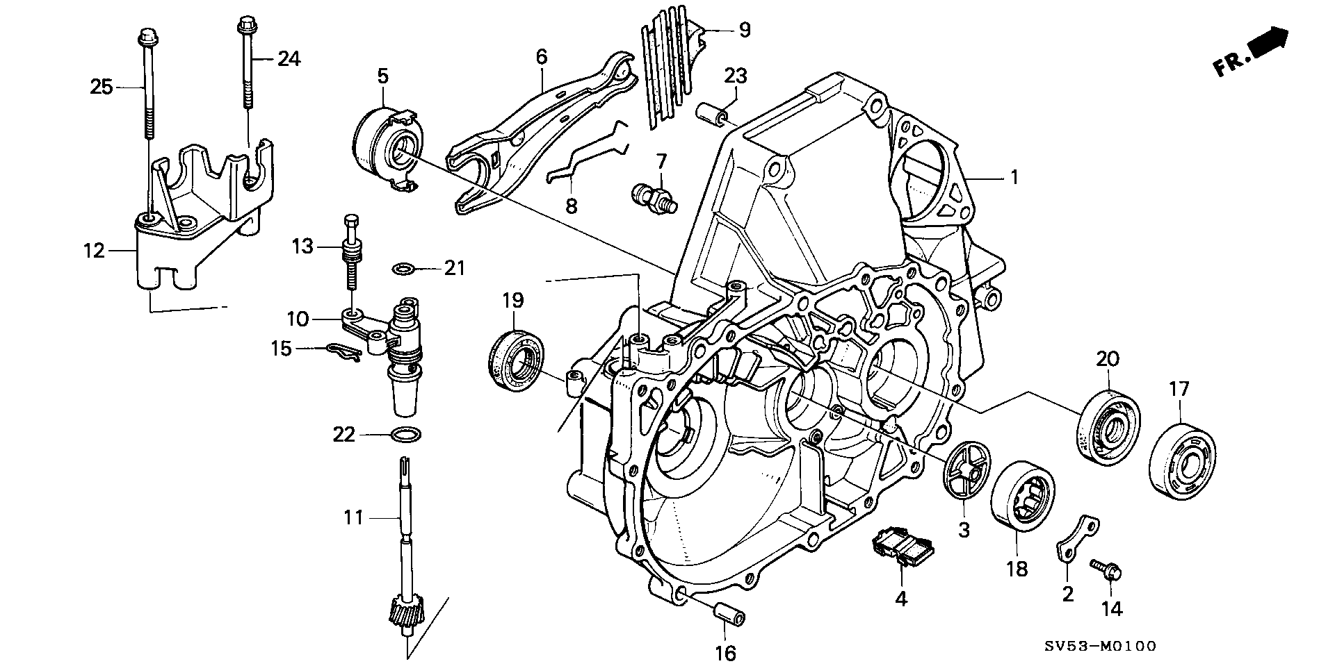 Full size assembly image of CLUTCH HOUSING (1/1)