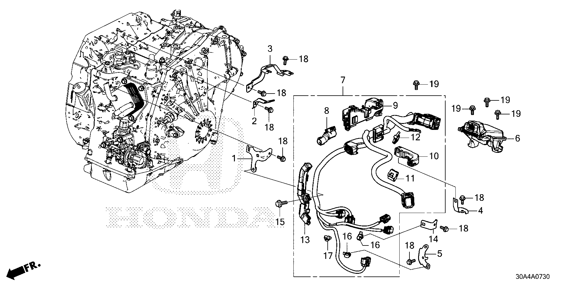 Honda Accord Control unit, transmission (rewritable) - 28100-6MM-A11 ...